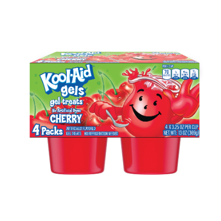 Kool-Aid™ Gel Treats 4pk Cherry Flavor